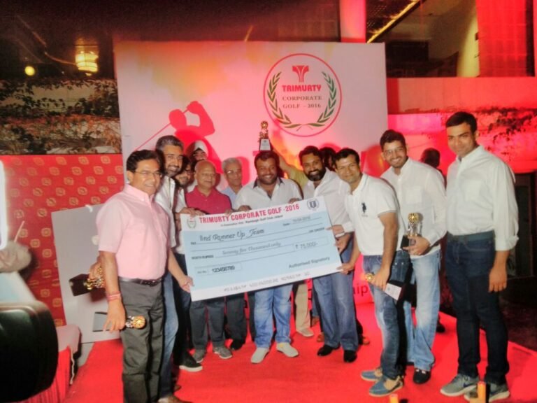2nd Runner up Team - Trimurty - Trimurty Corporate Golf Tournament, 2016