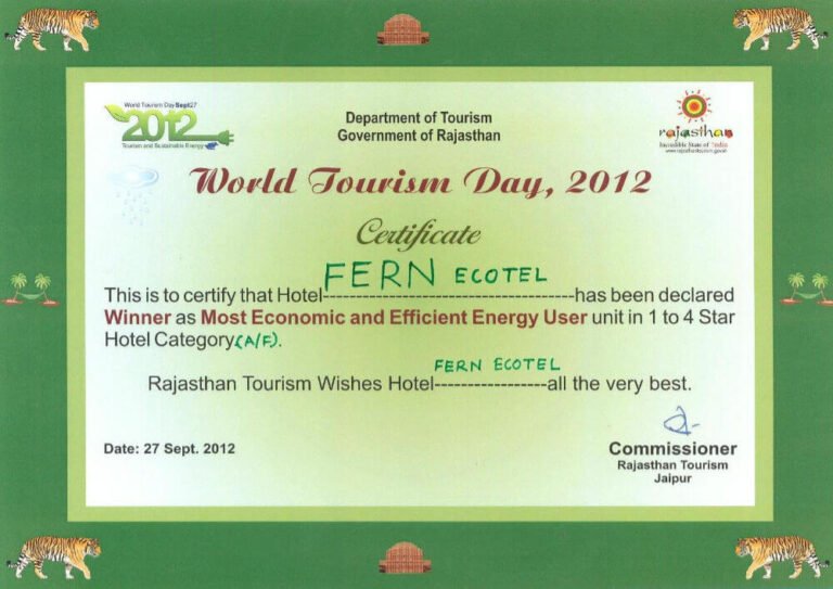 2012 – World Tourism Day 2012
